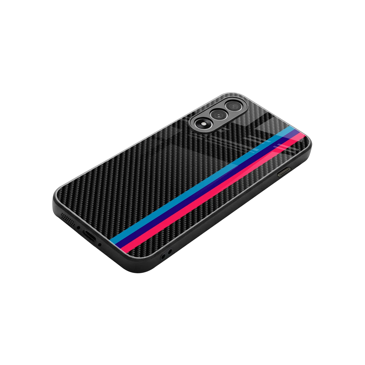 Carbon Fiber stylish phone case for oneplus nord 5 | glossy glass and slim fit