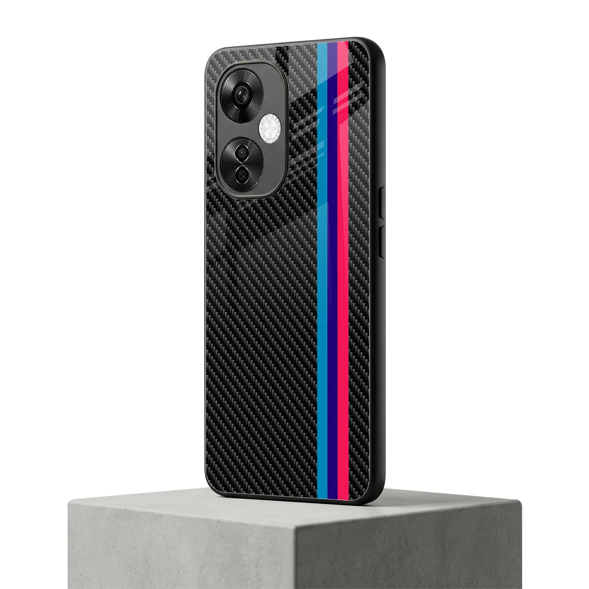 Carbon Fiber oneplus nord ce 3 lite mobile cover | shockproof glass phone case