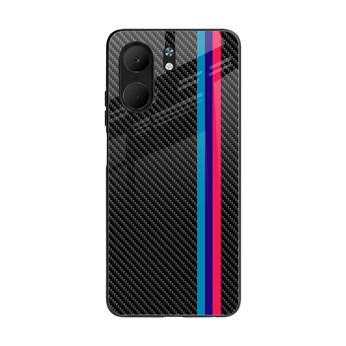 Carbon Fiber back phone cover | glass case for oppo a5x 5g
