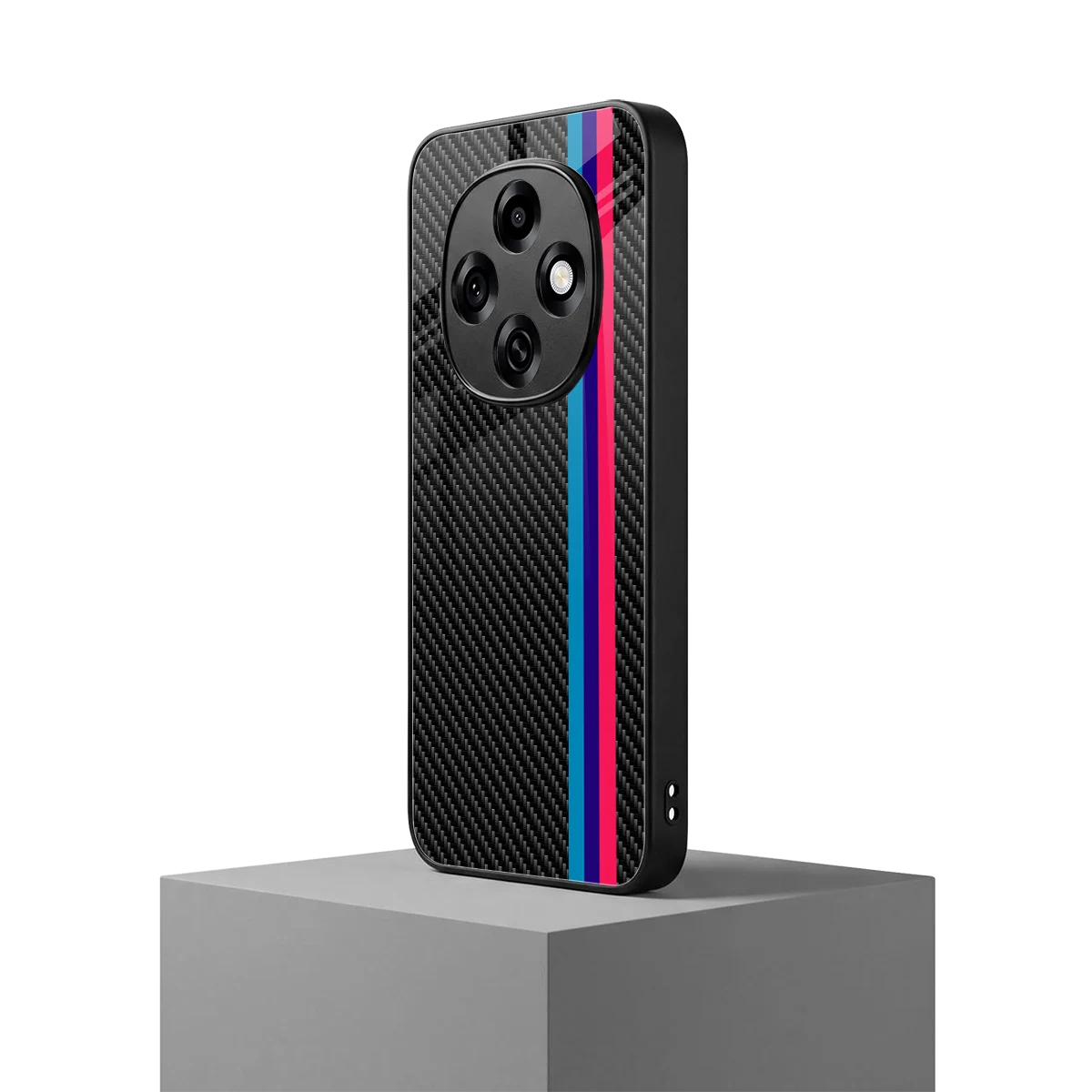 Carbon Fiber oppo f31 pro 5g mobile cover | shockproof glass phone case