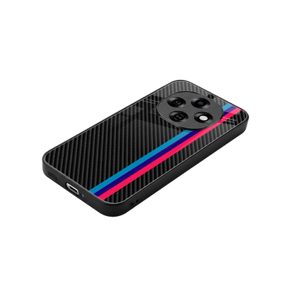 Carbon Fiber stylish phone case for oppo f31 pro 5g | glossy glass and slim fit