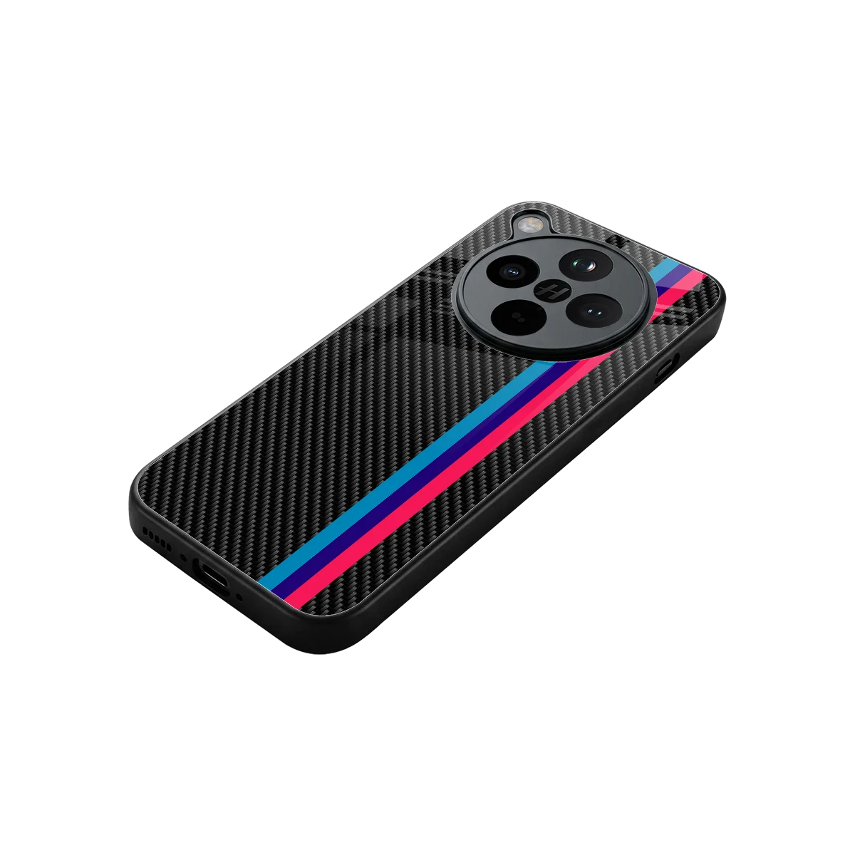 Carbon Fiber stylish phone case for oppo find x8 | glossy glass and slim fit