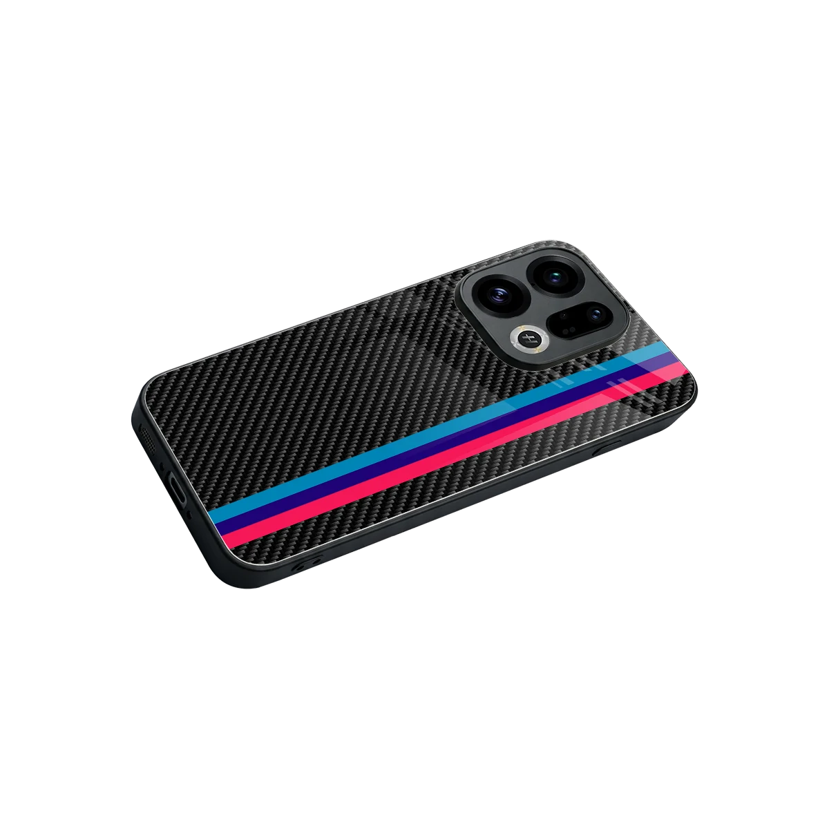 Carbon Fiber stylish phone case for oppo find x9 | glossy glass and slim fit