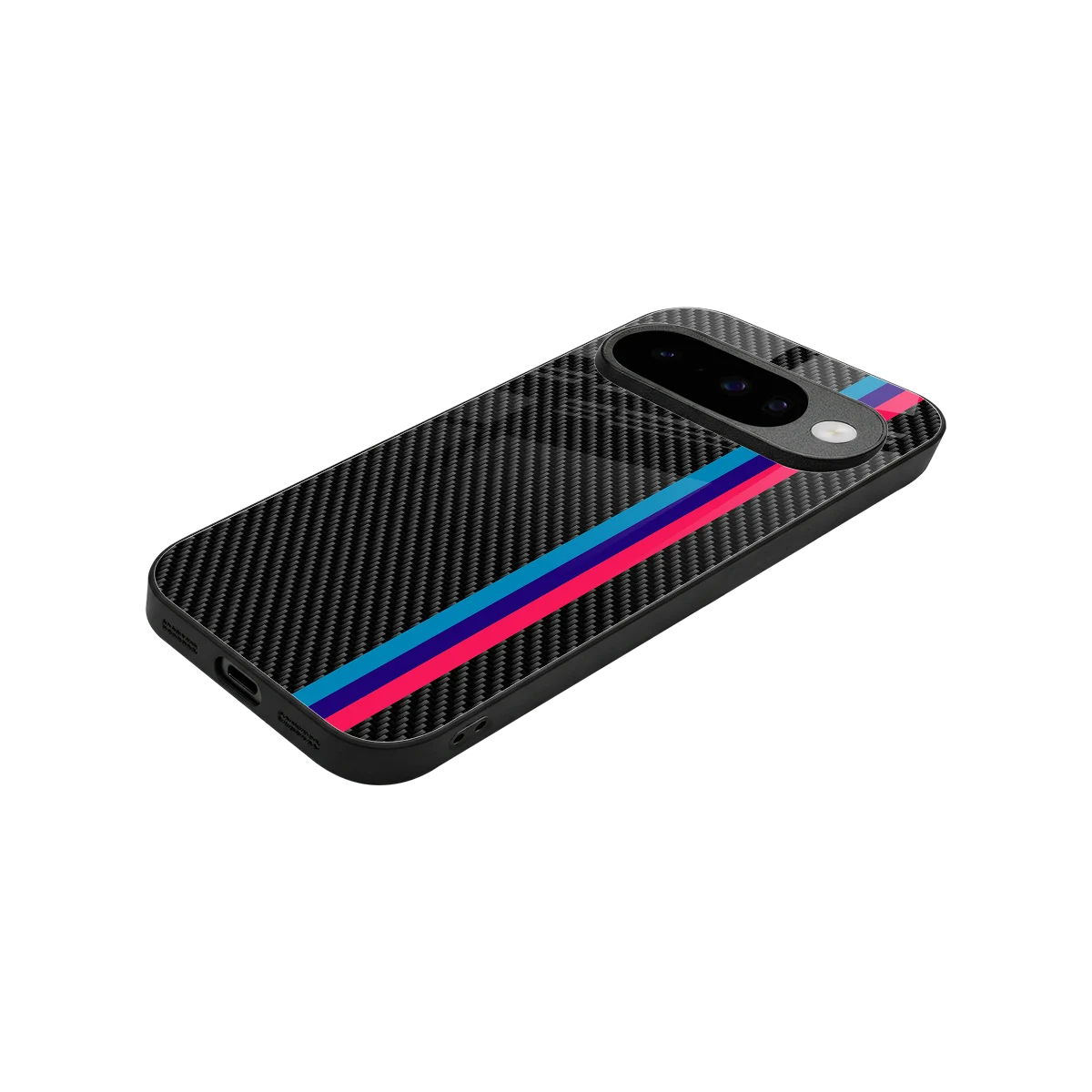 Carbon Fiber stylish phone case for google pixel 10 | glossy glass and slim fit