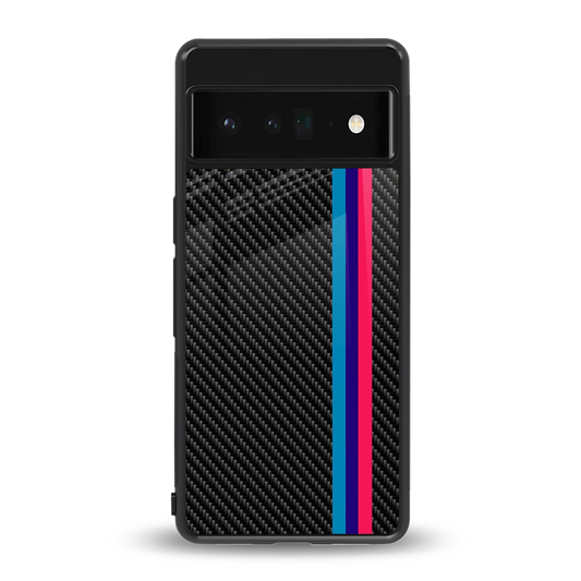 Carbon Fiber back phone cover | glass case for google pixel 6 pro