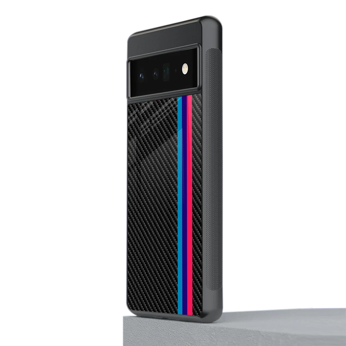 Carbon Fiber stylish phone case for google pixel 6 pro | glossy glass and slim fit