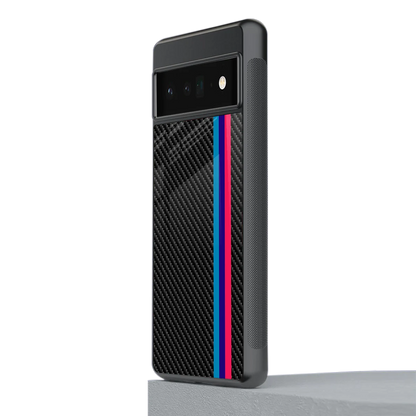 Carbon Fiber stylish phone case for google pixel 6 pro | glossy glass and slim fit
