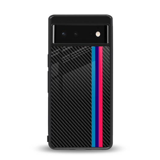 Carbon Fiber back phone cover | glass case for google pixel 6