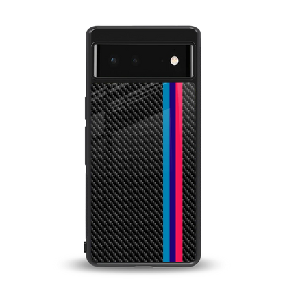 Carbon Fiber back phone cover | glass case for google pixel 6a