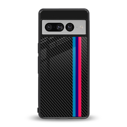 Carbon Fiber back phone cover | glass case for google pixel 7 pro
