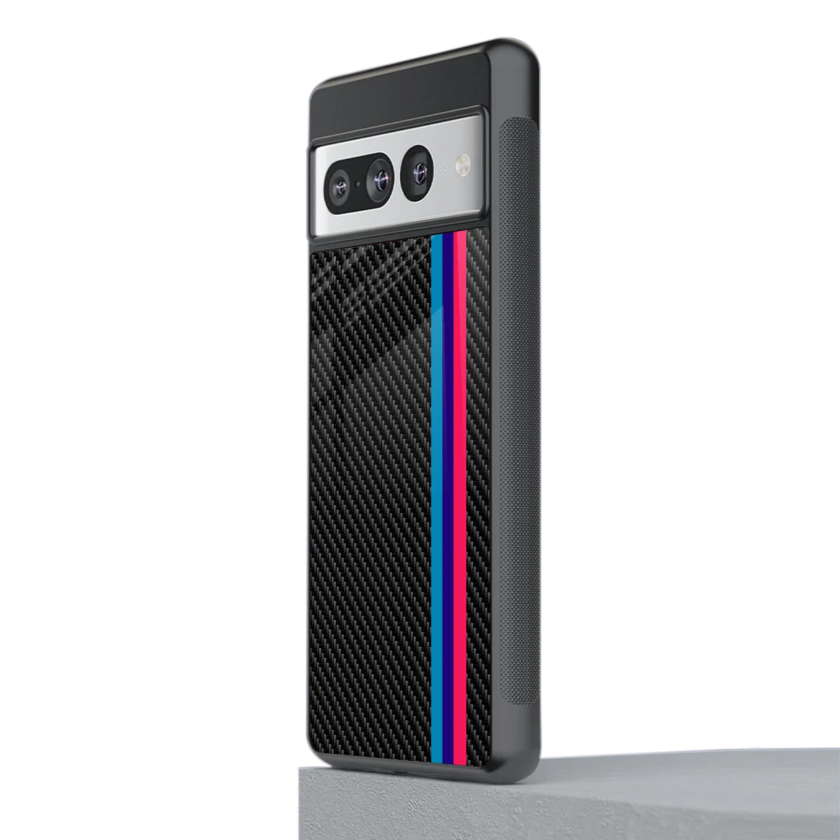 Carbon Fiber stylish phone case for google pixel 7 pro | glossy glass and slim fit