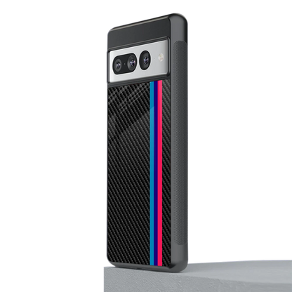 Carbon Fiber stylish phone case for google pixel 7 pro | glossy glass and slim fit
