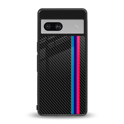 Carbon Fiber back phone cover | glass case for google pixel 7