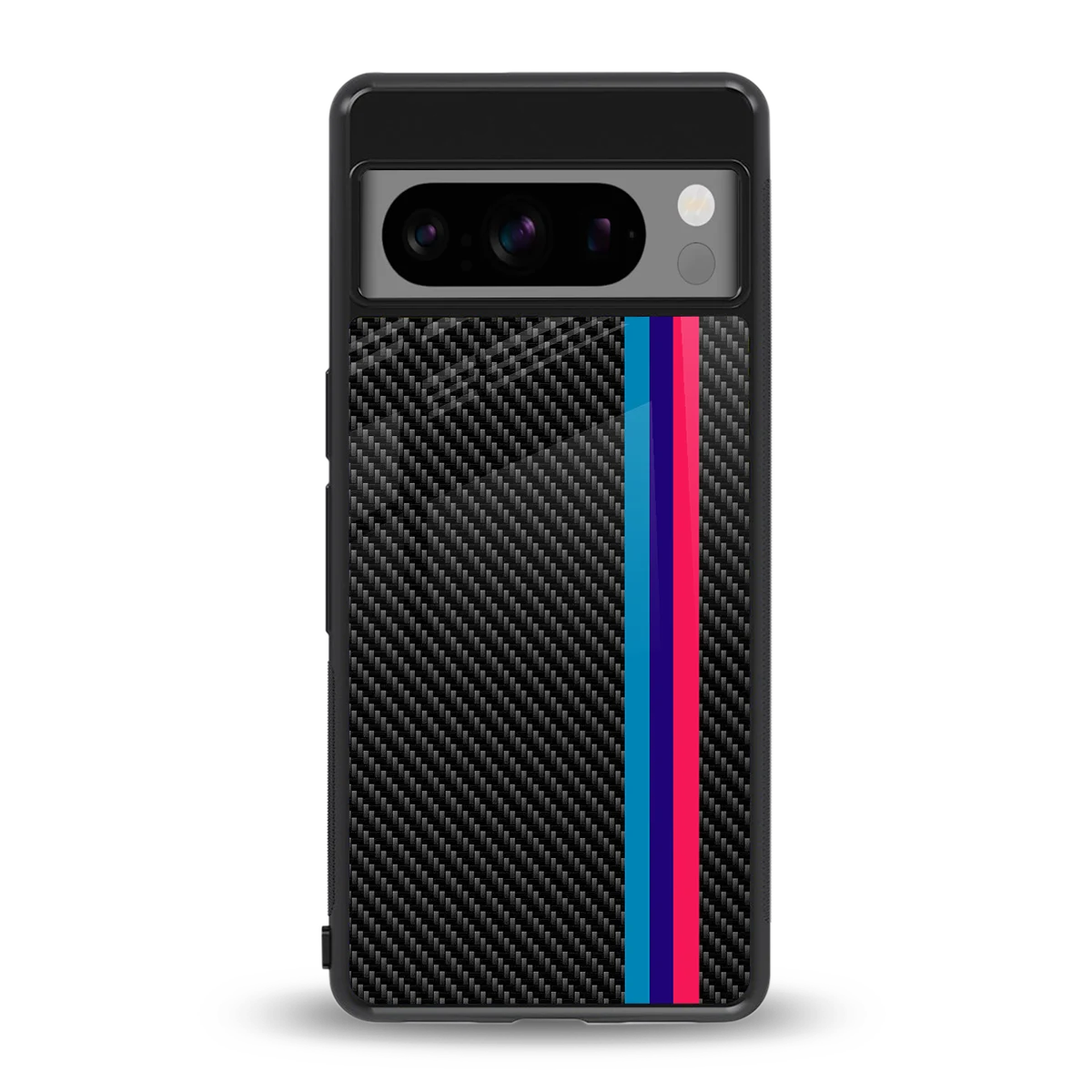 Carbon Fiber back phone cover | glass case for google pixel 8 pro