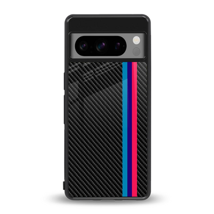 Carbon Fiber back phone cover | glass case for google pixel 8 pro