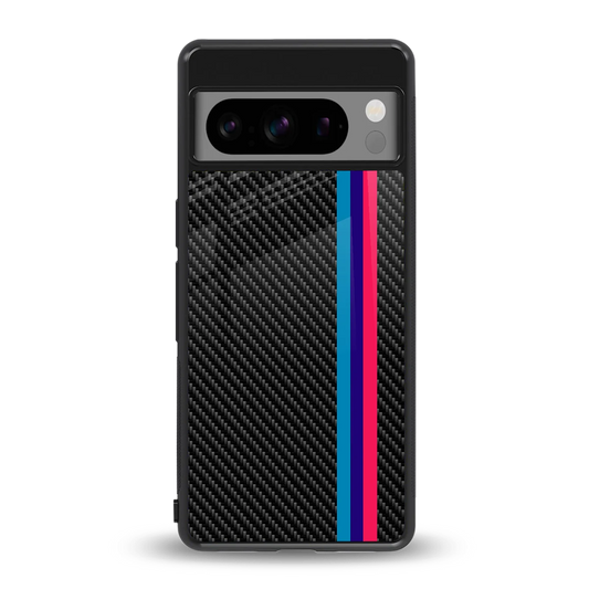 Carbon Fiber back phone cover | glass case for google pixel 8 pro