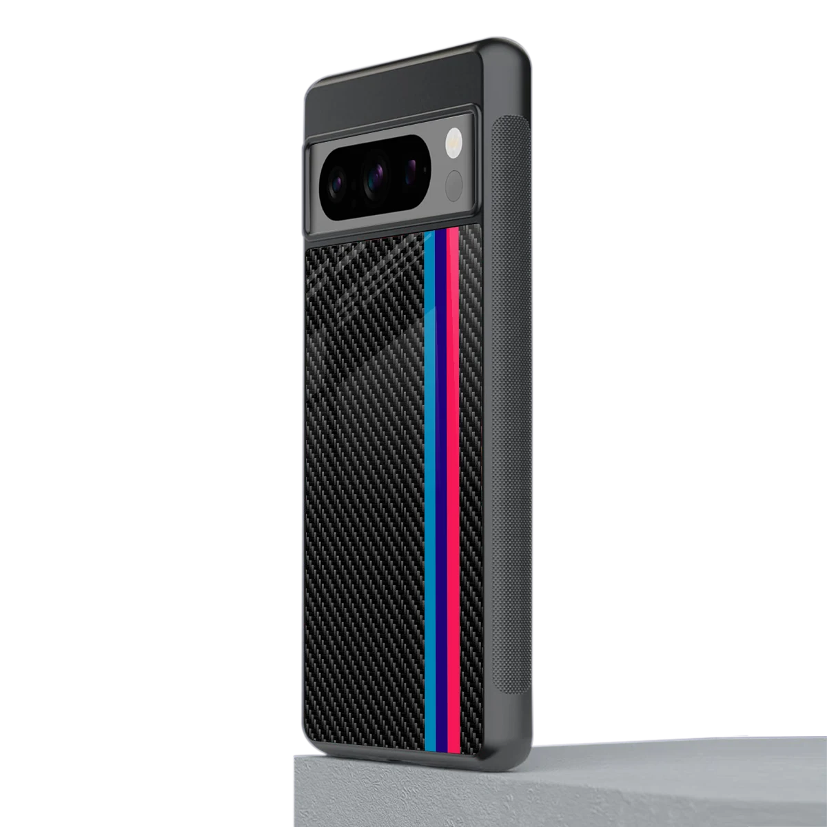 Carbon Fiber stylish phone case for google pixel 8 pro | glossy glass and slim fit
