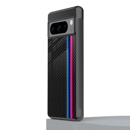 Carbon Fiber stylish phone case for google pixel 8 pro | glossy glass and slim fit
