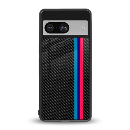 Carbon Fiber back phone cover | glass case for google pixel 8