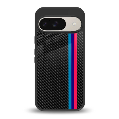 Carbon Fiber back phone cover | glass case for google pixel 9