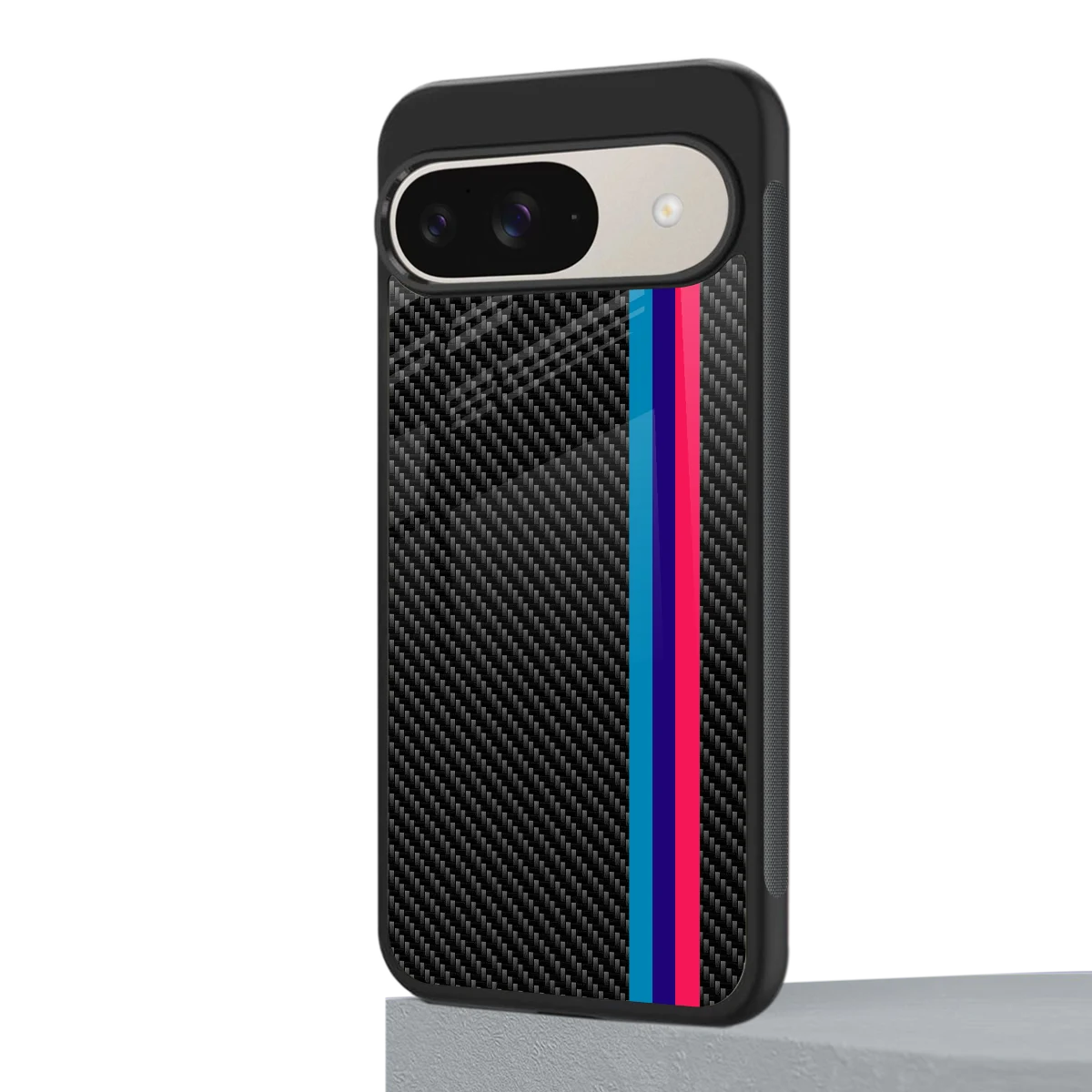 Carbon Fiber google pixel 9 mobile cover | shockproof glass phone case