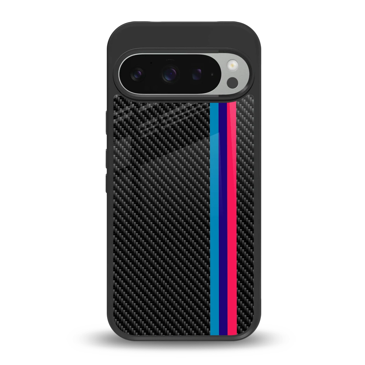 Carbon Fiber back phone cover | glass case for google pixel 9 pro