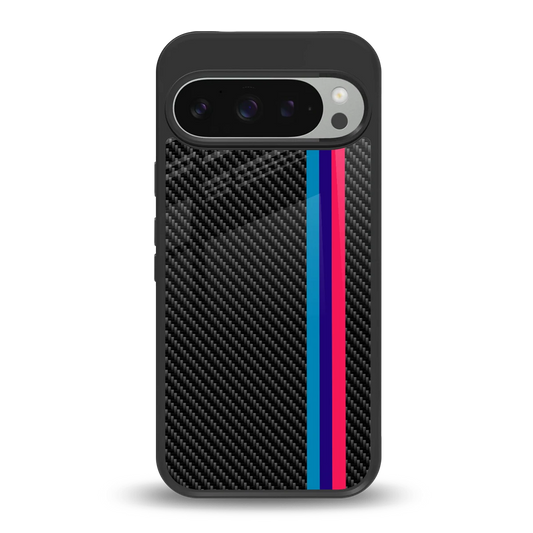 Carbon Fiber back phone cover | glass case for google pixel 9 pro xl