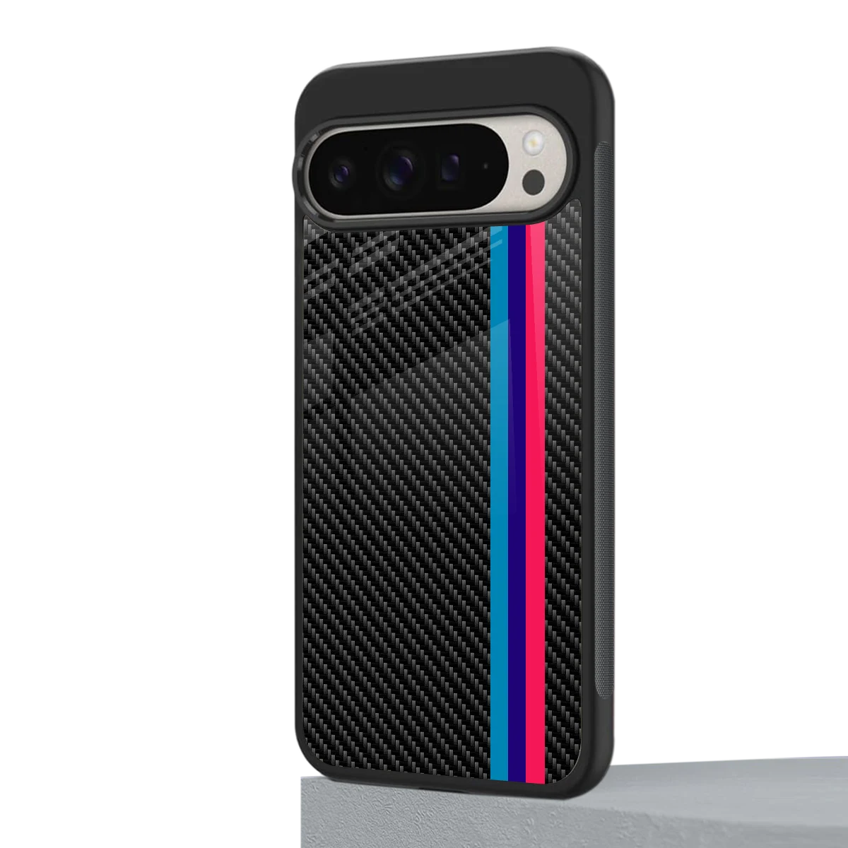 Carbon Fiber google pixel 9 pro mobile cover | shockproof glass phone case