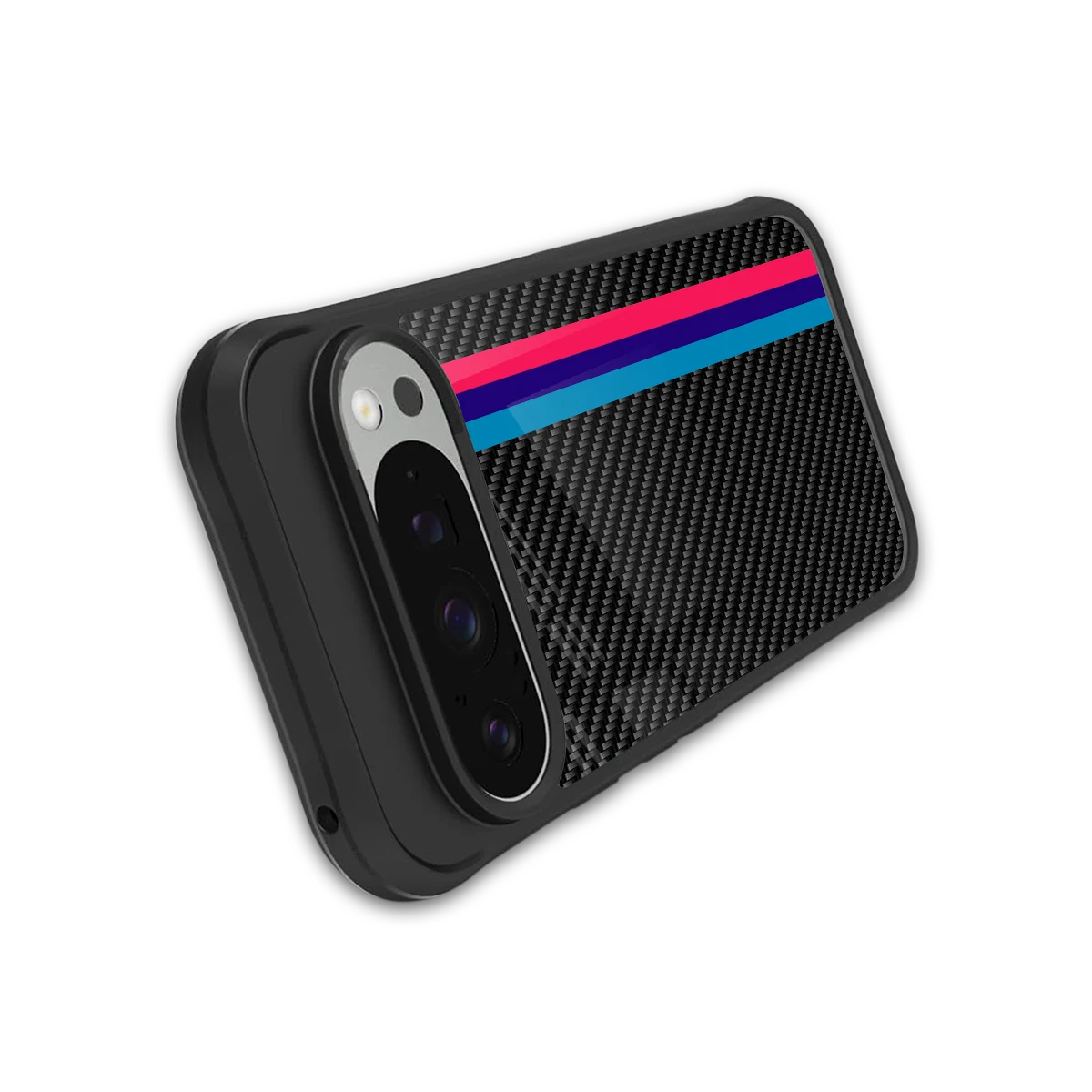 Carbon Fiber stylish phone case for google pixel 9 pro | glossy glass and slim fit