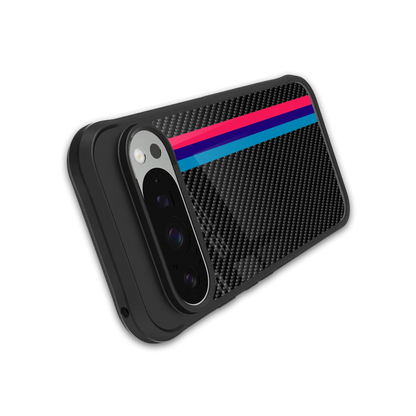 Carbon Fiber stylish phone case for google pixel 9 pro | glossy glass and slim fit