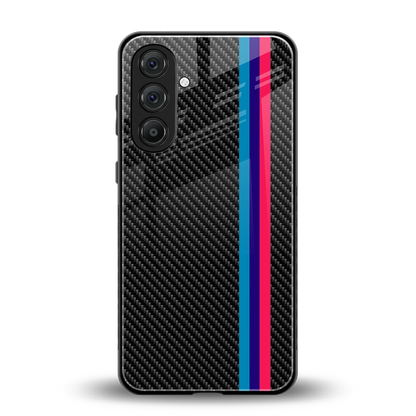 Carbon Fiber back phone cover | glass case for samsung galaxy m36 5g