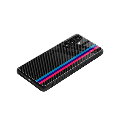 Carbon Fiber stylish phone case for samsung galaxy a55 5g | glossy glass and slim fit