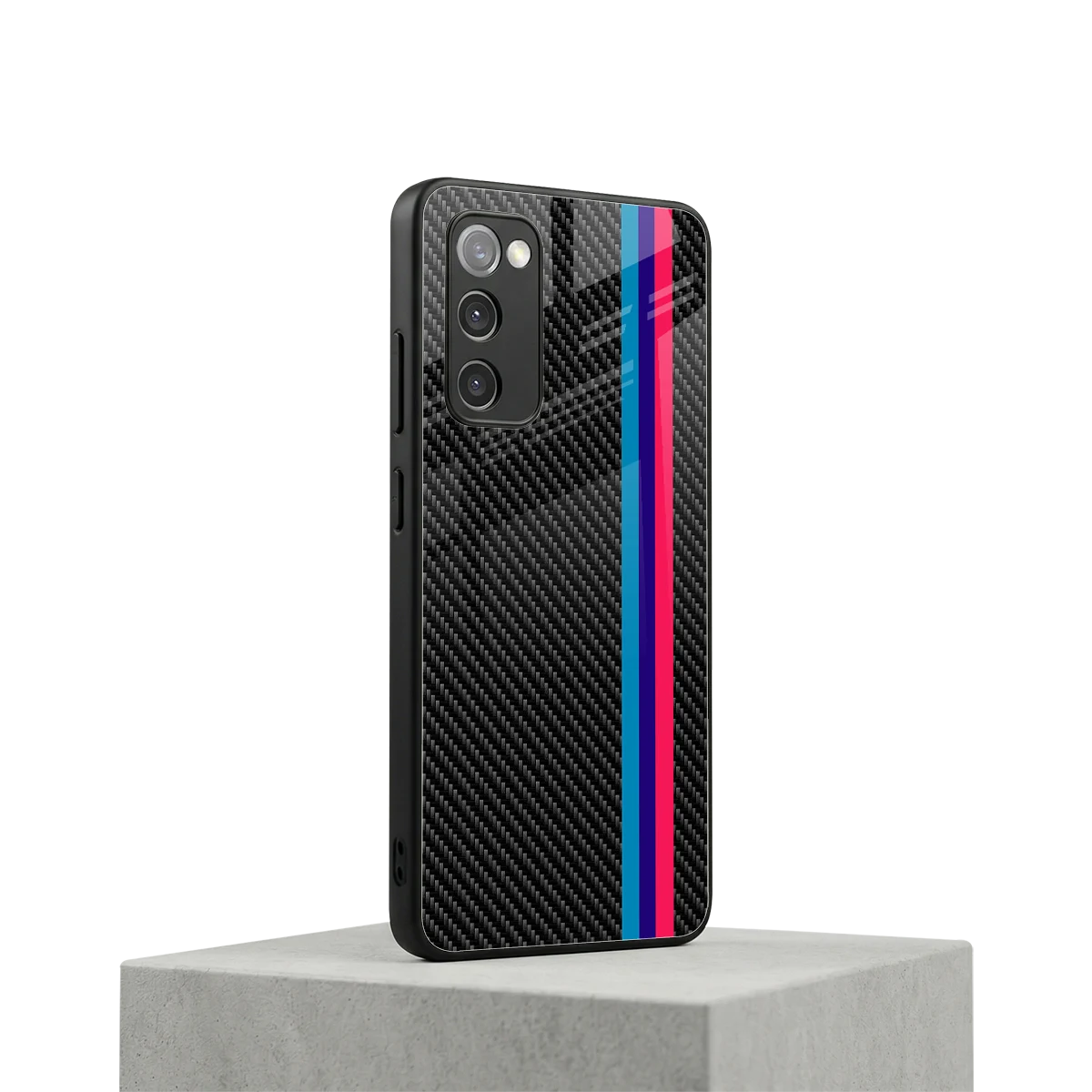 Carbon Fiber samsung galaxy s20 fe mobile cover | shockproof glass phone case
