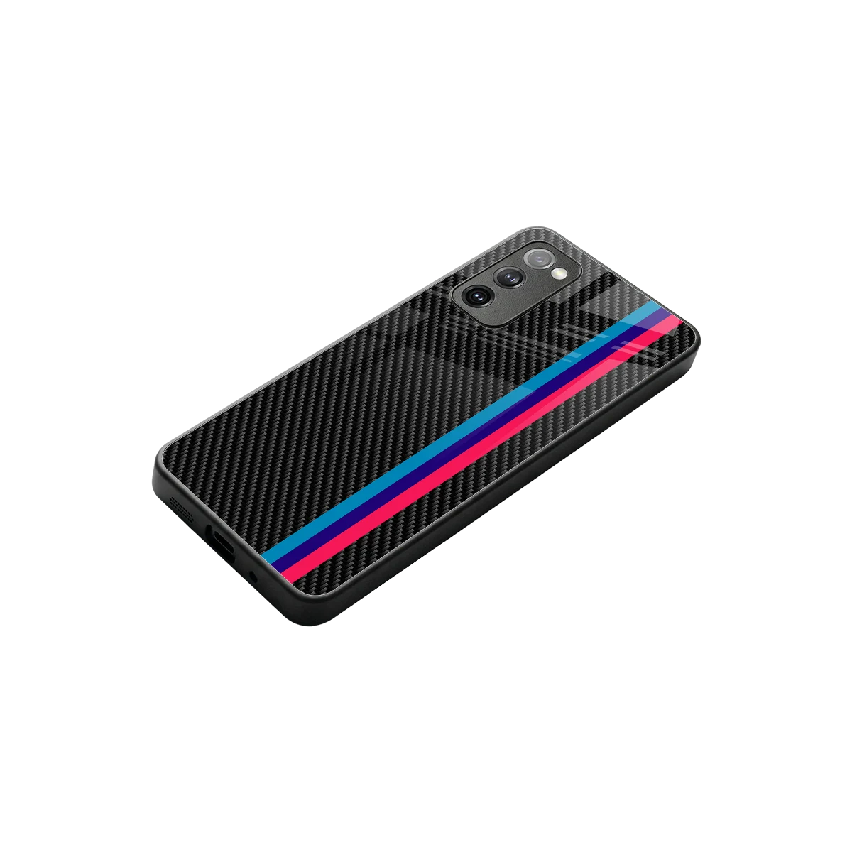 Carbon Fiber stylish phone case for samsung galaxy s20 fe | glossy glass and slim fit