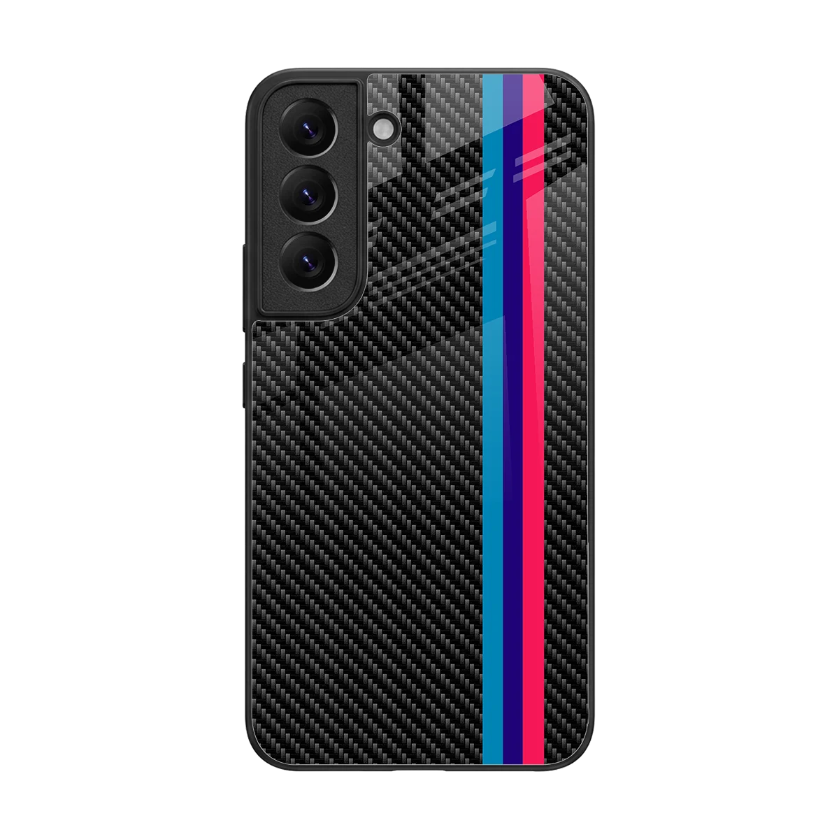 Carbon Fiber back phone cover | glass case for samsung galaxy s22