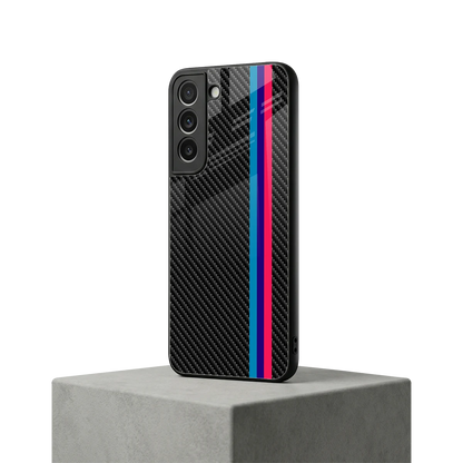 Carbon Fiber samsung galaxy s22 mobile cover | shockproof glass phone case