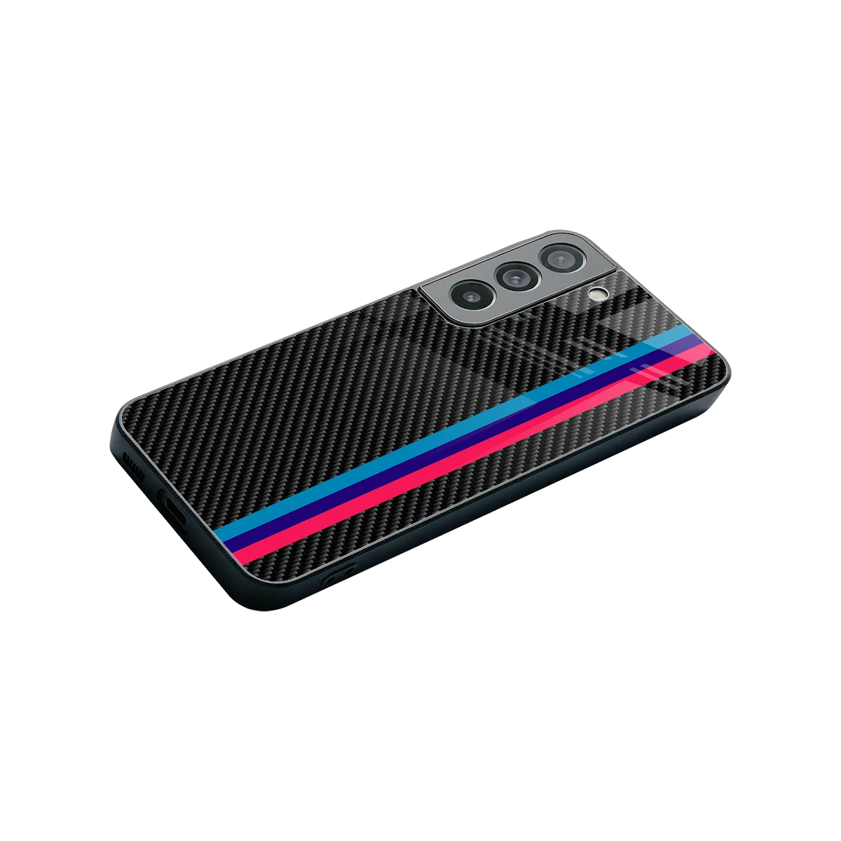 Carbon Fiber stylish phone case for samsung galaxy s22 | glossy glass and slim fit