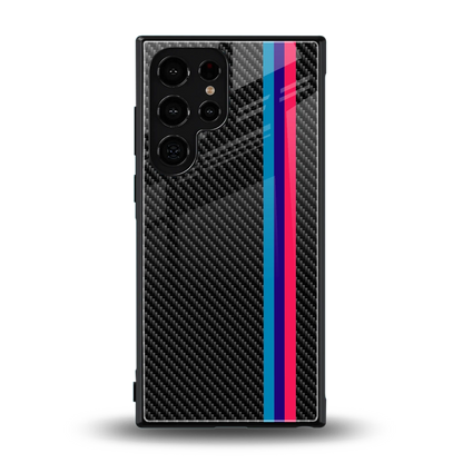 Carbon Fiber back phone cover | glass case for samsung galaxy s23 ultra