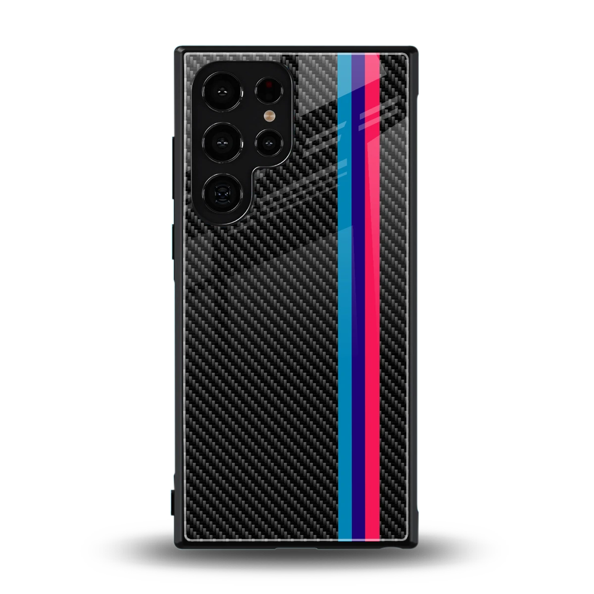 Carbon Fiber back phone cover | glass case for samsung galaxy s24 ultra