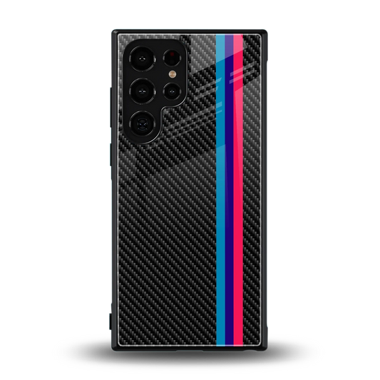 Carbon Fiber back phone cover | glass case for samsung galaxy s24 ultra
