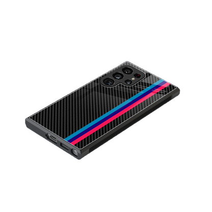 Carbon Fiber stylish phone case for samsung galaxy s23 ultra | glossy glass and slim fit