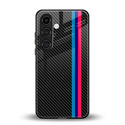 Carbon Fiber back phone cover | glass case for samsung galaxy s24