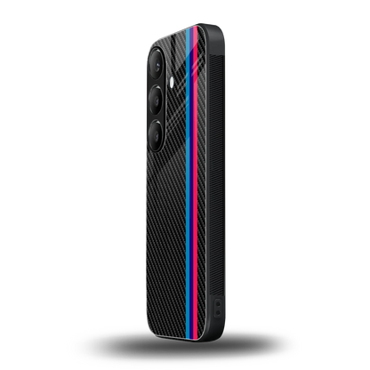 Carbon Fiber samsung galaxy s24 mobile cover | shockproof glass phone case