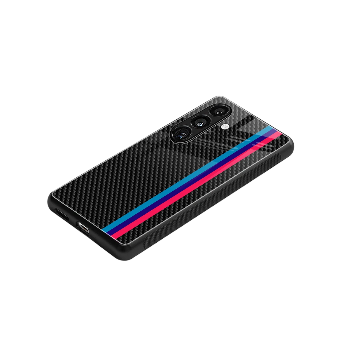 Carbon Fiber stylish phone case for samsung galaxy s24 | glossy glass and slim fit