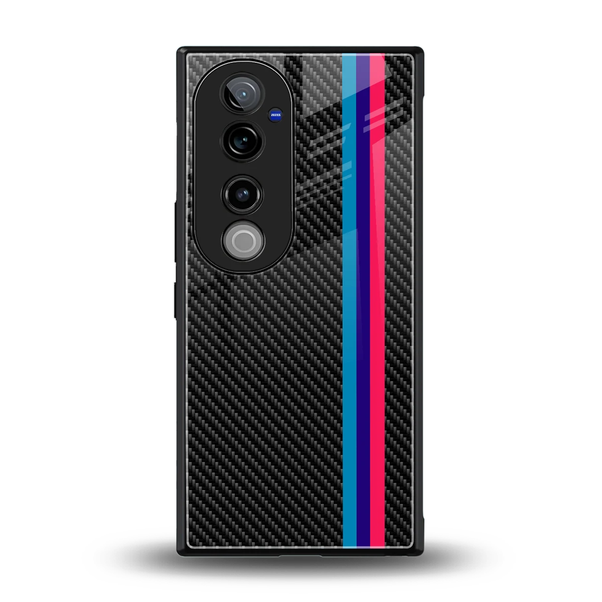 Carbon Fiber back phone cover | glass case for vivo v40 pro