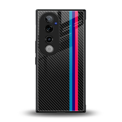 Carbon Fiber back phone cover | glass case for vivo v40 pro
