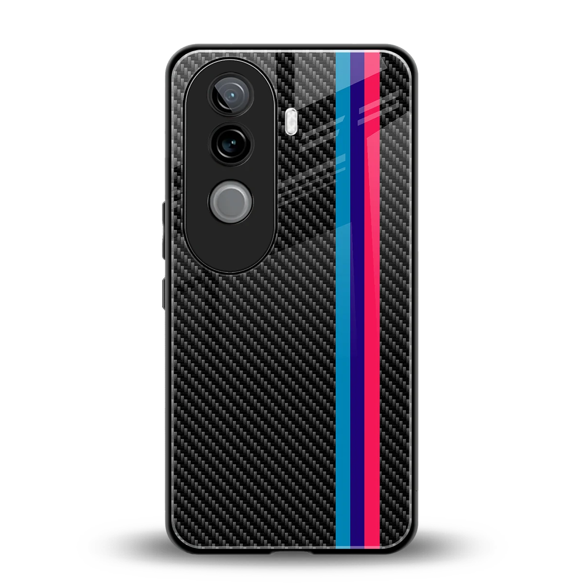 Carbon Fiber back phone cover | glass case for vivo v40e