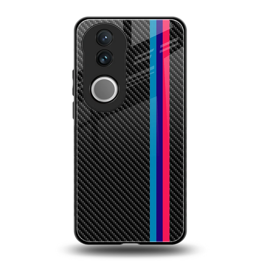 Carbon Fiber back phone cover | glass case for vivo v50