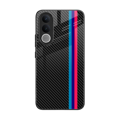 Carbon Fiber back phone cover | glass case for vivo v70 fe