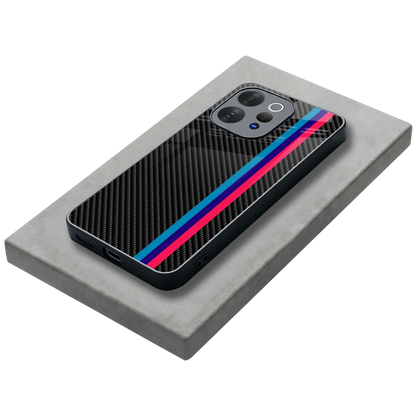 Carbon Fiber stylish phone case for vivo v70 | glossy glass and slim fit